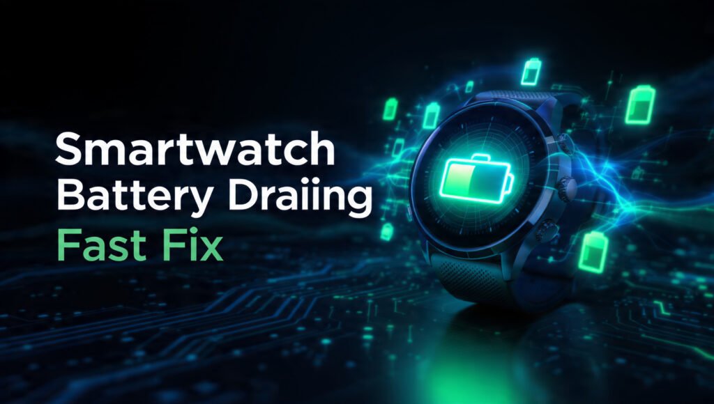 Smartwatch Battery Draining Fast Here’s How to Fix It (2025 Guide)