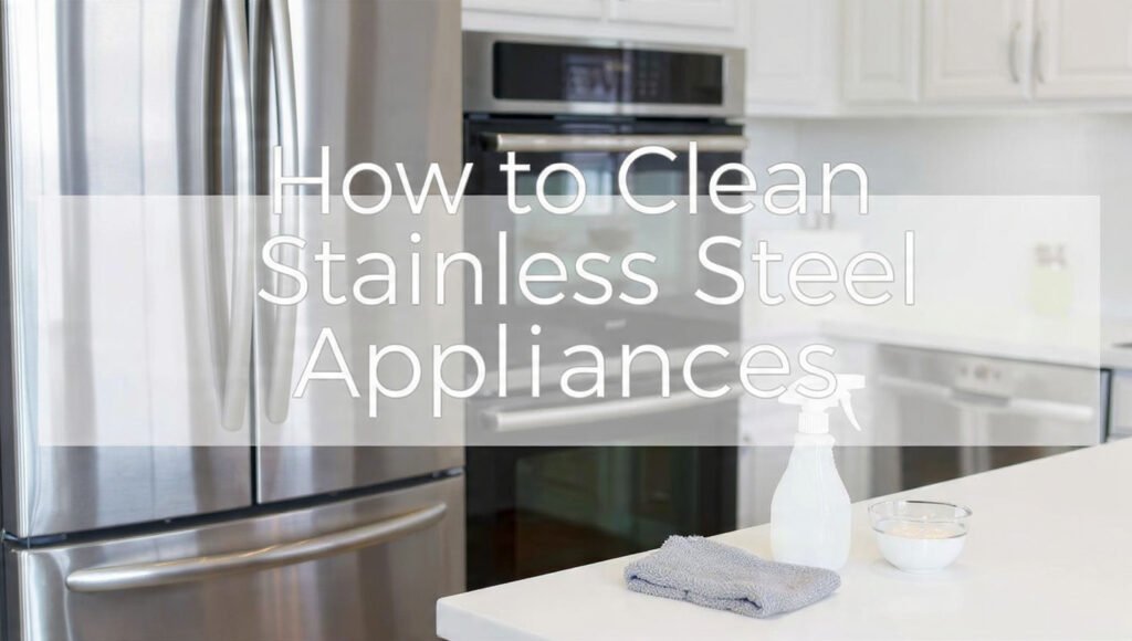 how to clean stainless steel appliances
